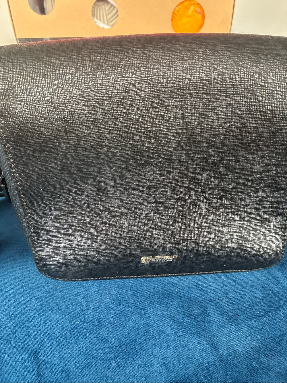 Off—White Black and White Diagonal Stripe Crossbody Bag - Picture 11 of 11